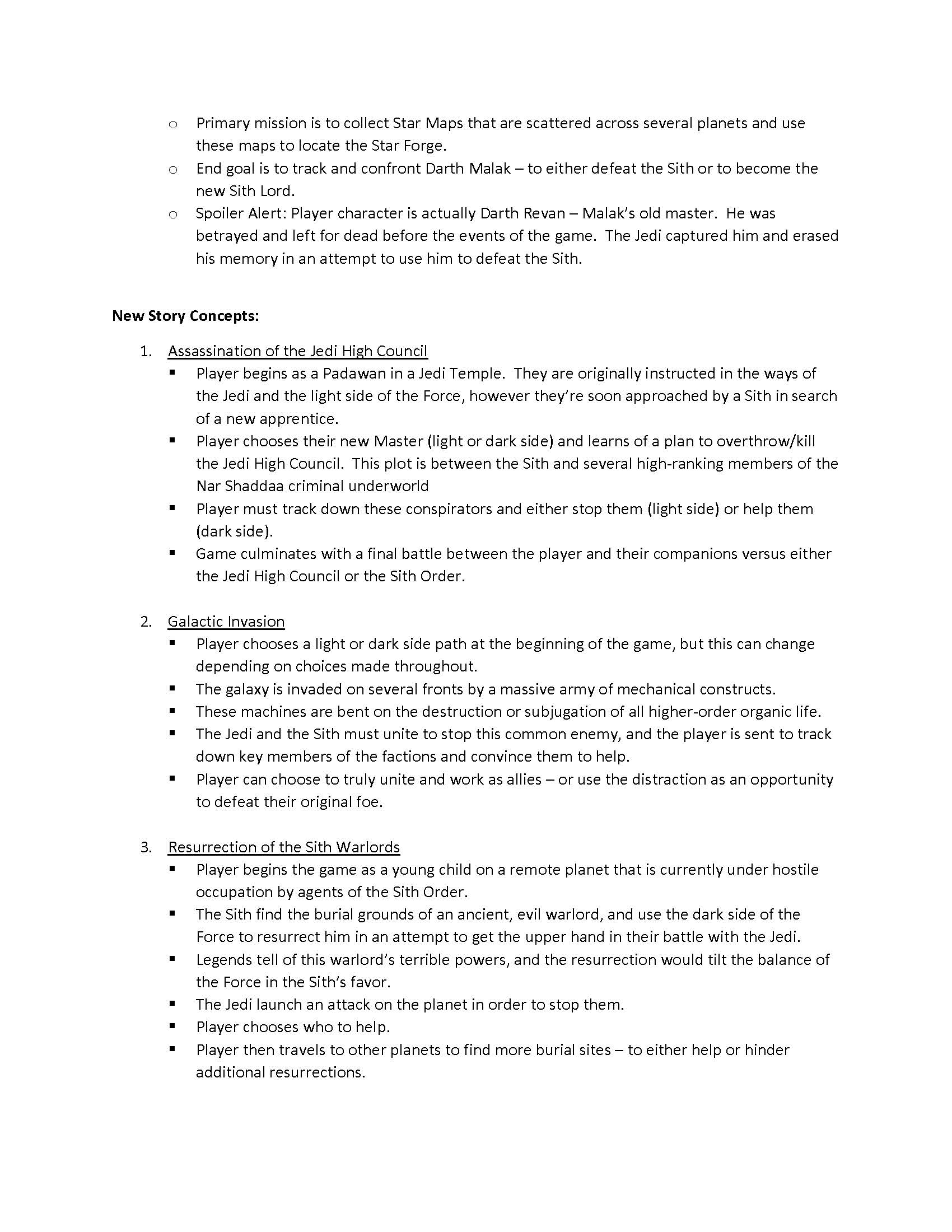 Story Stack Examples Story Stack – Alan Hayes – Game Writing & Narrative Design